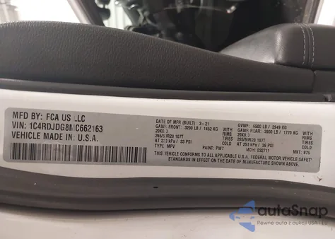 2021 Dodge Durango Gt Awd from USA, damaged, VIN 1C4RDJDG8MC662163